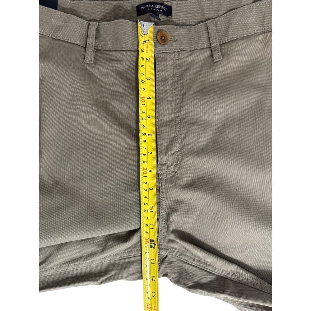 Banana Republic Aiden Brushed Chino Slim Fit Pants – Khaki – 38x30 NWT - Picture 11 of 12